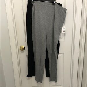 NWT Time And Tru Maternity leggings-Gray and Black